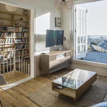 Falmouth Townhouse With Panoramic Sea View Terrace Екстер'єр фото